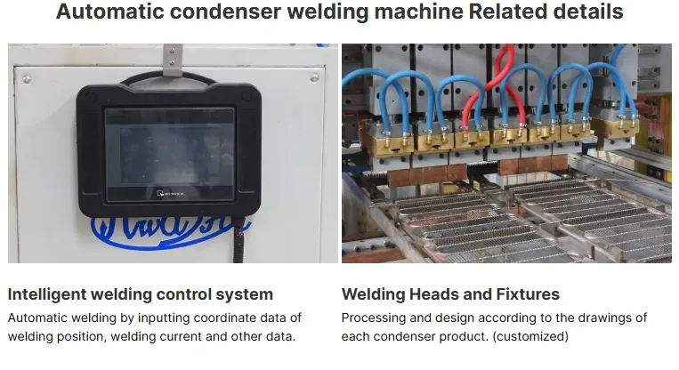 Máquina de la línea de producción del condensador de alambre del refrigerador, máquina de soldadura y flexión 3