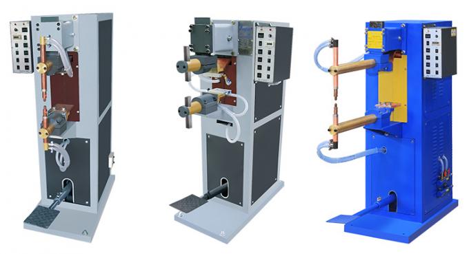 Máquina de soldadura por puntos neumática automática de acero inoxidable Hwashi Resistance Wire Mesh proporcionada 0