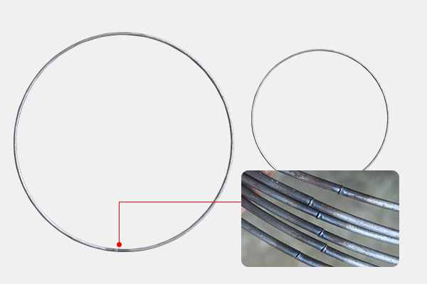 Máquina automática de soldadura por puntos para anillo interior con distribución precisa del alambre 2