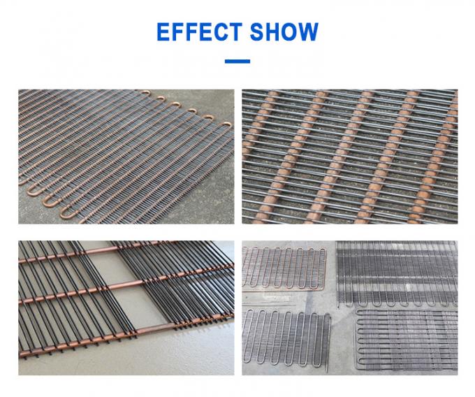 Máquina de línea de producción de condensador de tubo de alambre de refrigerador, máquina de soldadura y doblado 7
