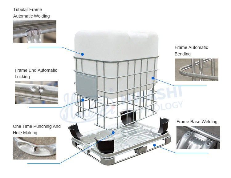 Máquina de soldadura para el tanque de agua de IBC 1000L Cage de acero inoxidable
