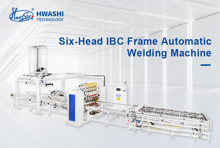 Máquina automática de soldadura de rejilla IBC para la línea de producción de marco de jaula IBC