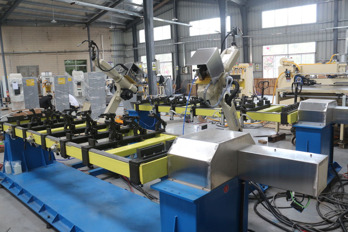Estación de soldadura del marco de andamios de acero inoxidable 6 Ejes Máquina de soldadura de robot MIG Brazo de robot de soldadura