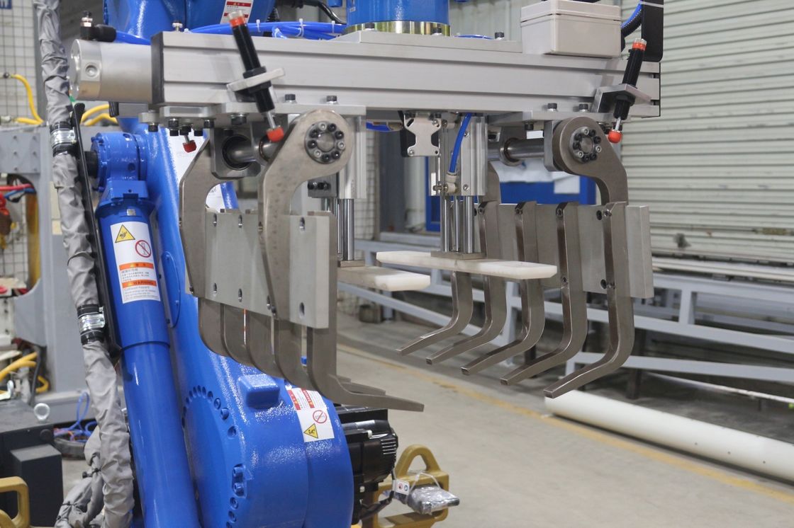 Robot de paletización industrial con agarre de bolsas para bolsas de arena bolsas de cemento bolsas de harina