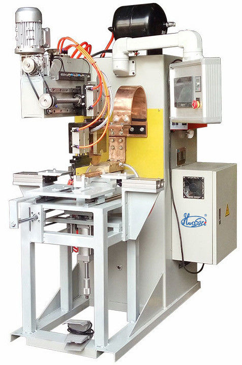 Máquina automática de soldadura y moldeado en rodillo para cartuchos de filtro de malla de alambre tejido