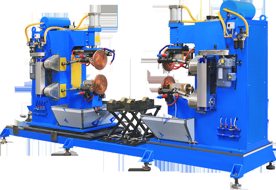 Máquina de soldadura de costura controlada por PLC de 3 mm para 220V/380V de voltaje y 8-10 años de vida útil