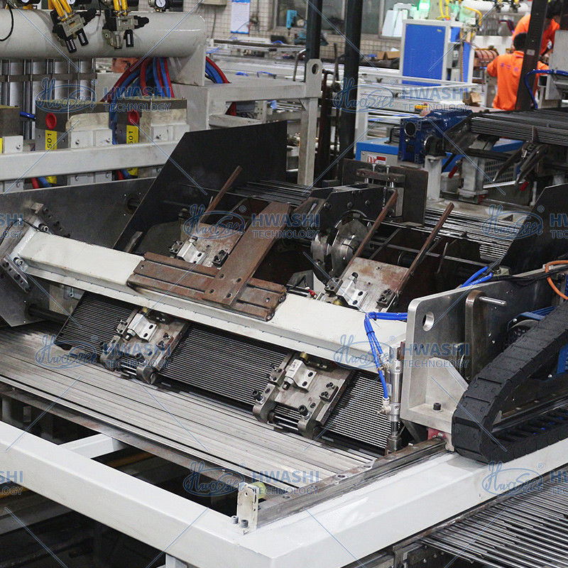 Máquina avanzada de soldadura automática de estantes de alambre para línea de producción de estantes de cubierta de malla de alambre