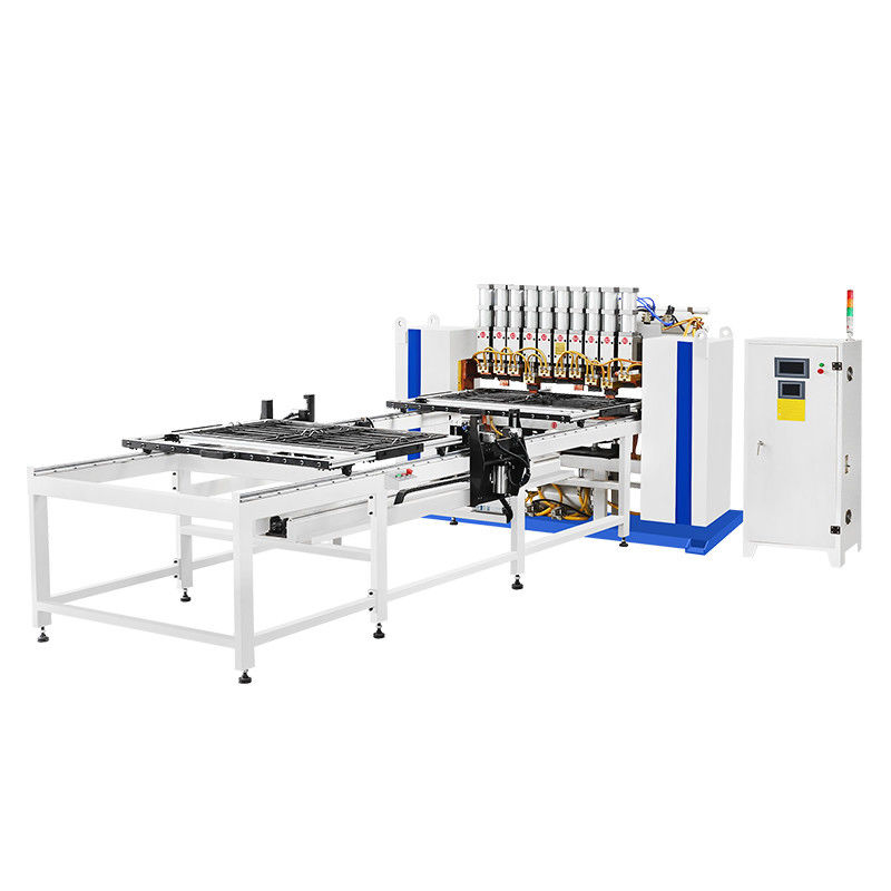 Equipo de soldadura HWASHI Automático de estilo de barandilla de cabeza múltiple máquina de soldadura en fila de puntos para malla de alambre producto caliente proporcionado 2 - 8 mm