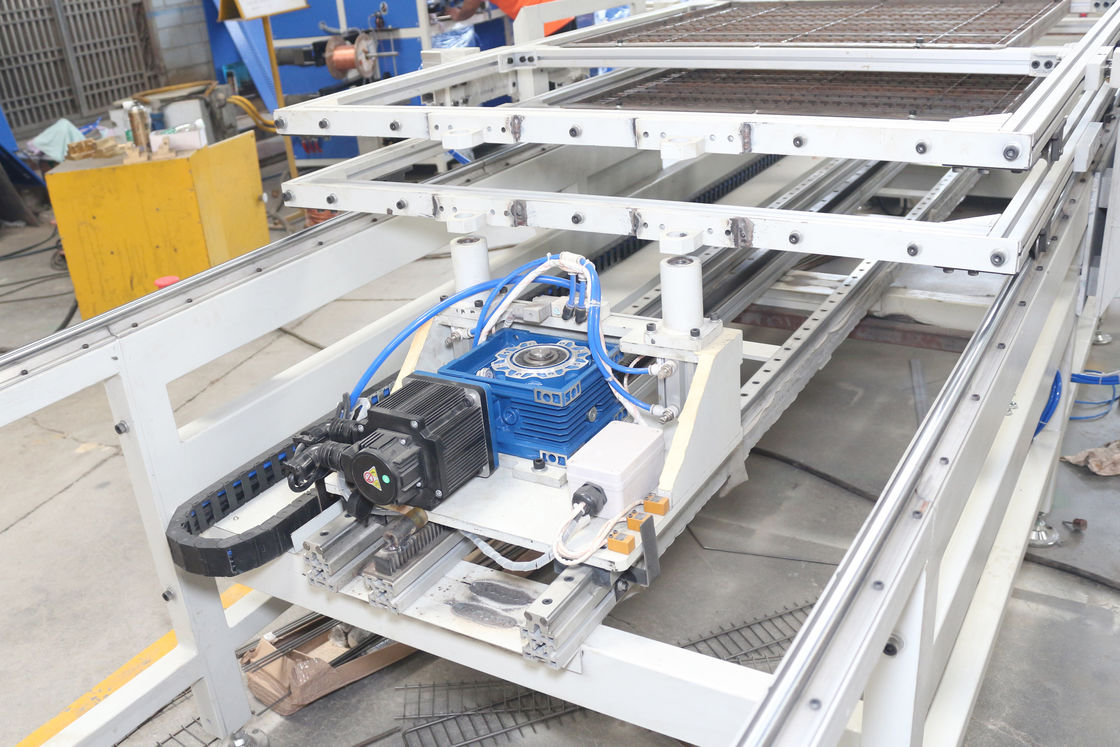 Equipo de soldadura HWASHI Automático de estilo de barandilla de cabeza múltiple máquina de soldadura en fila de puntos para malla de alambre producto caliente proporcionado 2 - 8 mm
