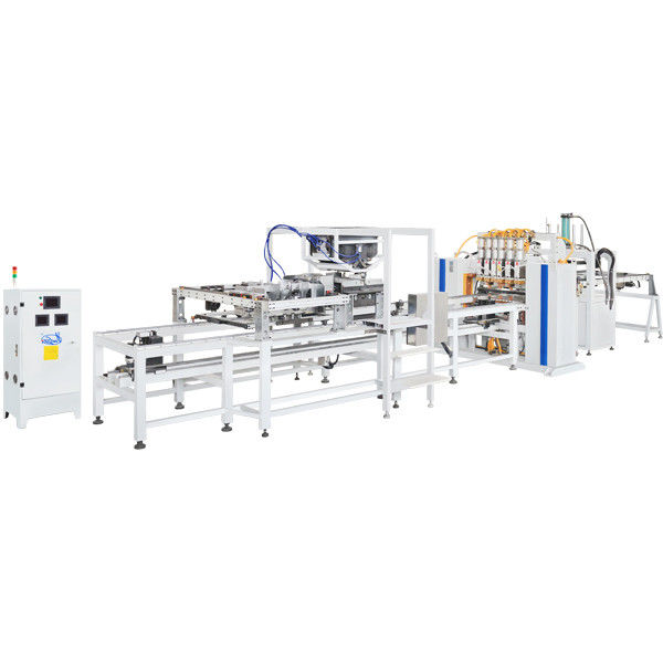 HWASHI Panel de malla de alambre automático jaula de soldadura línea de fabricación de la máquina para malla de alambre soldada