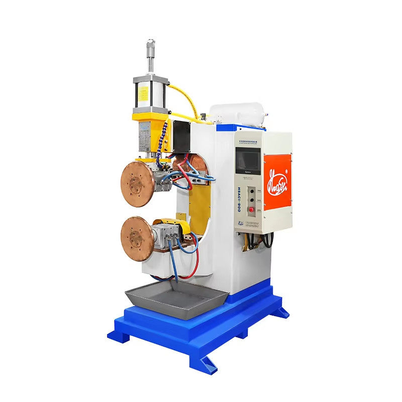 HWASHI alta calidad 50-200KVA acero inoxidable automático recto longitudinal de rodadura punto soldadura máquina precio