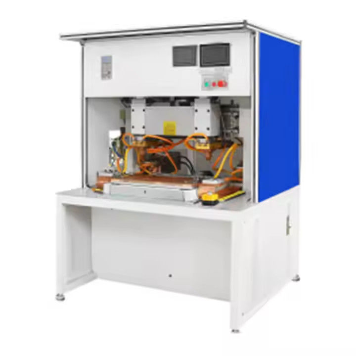 Hwashi CNC de frecuencia media suave y pequeña soldadora de hojas de acero para puertas de metal con eje XY