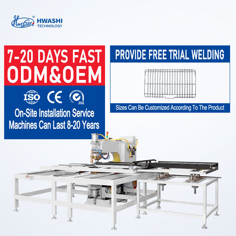 Hwashi Control PLC 380V Panel de puerta de 2 fases Máquina de soldadura multi cabeza con espesor de soldadura de 3 + 3 mm