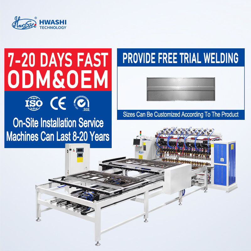 Máquina de soldadura por puntos de cabeza múltiple de 2 fases de 380 V para paneles de puertas con espesor de soldadura de 3+3 mm