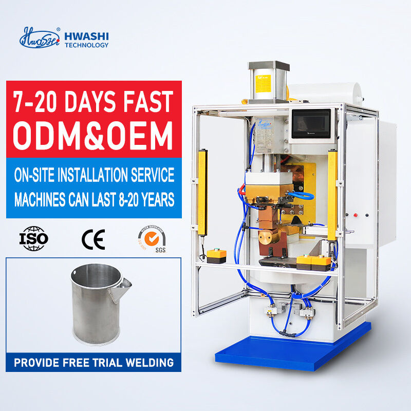 Máquina de soldadura por puntos de inversor de frecuencia media vertical de potencia de HWASHI 75KVA certificada CE/CCC/ISO