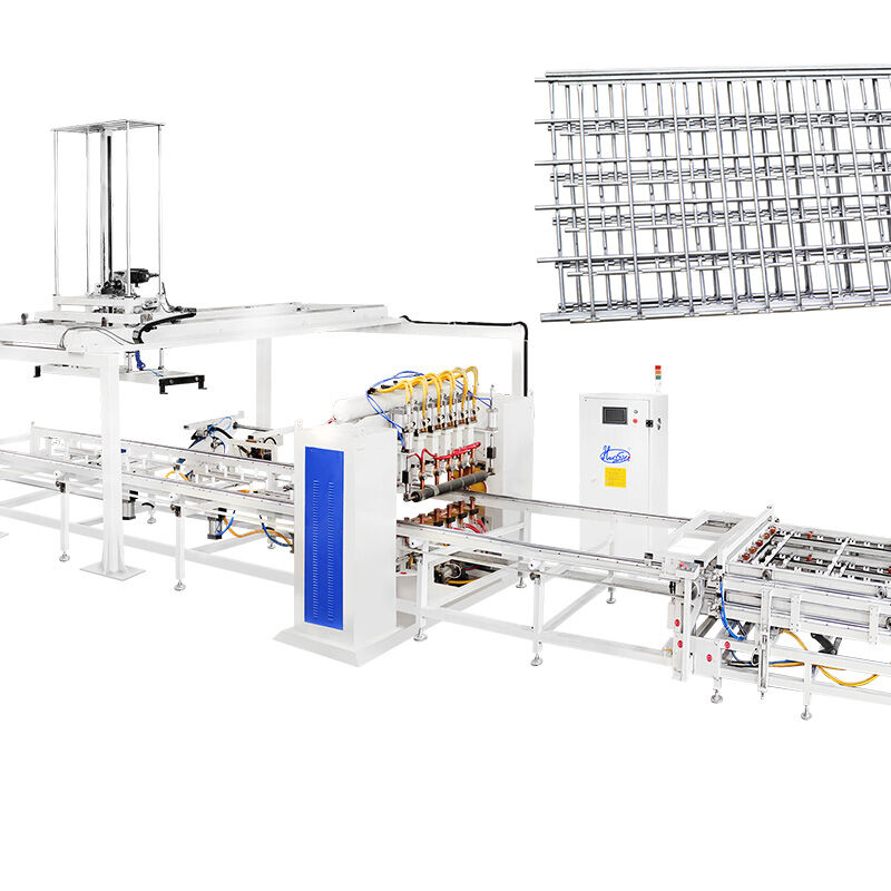Fuente de energía eléctrica línea de producción de soldadura de jaula IBC diseñado de acuerdo con sus productos asegurando y proceso de soldadura
