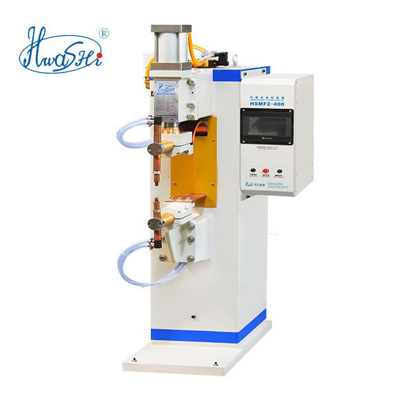 Máquina de soldadura por puntos de corriente continua de frecuencia media con frecuencia de inversor de 1000 Hz y controlador de pantalla táctil inteligente para soldadura de relé de cobre