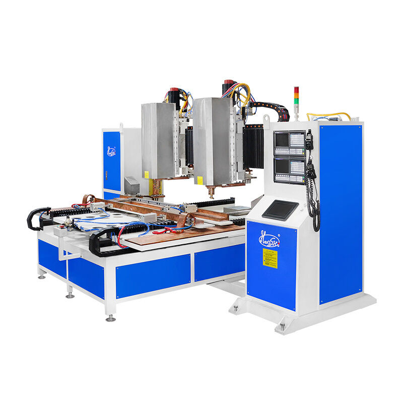 Ahorro de costes firme automático del trabajo de soldadura de la máquina principal doble de la soldadura por puntos del CNC 7 Axis